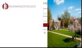 
							         Log in - | Bloomfield College								  
							    