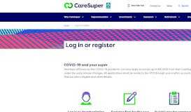 
							         Log in | CareSuper								  
							    