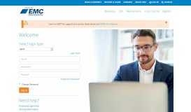 
							         Log In | EMC Insurance Companies								  
							    