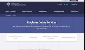 
							         Log In | Employers - CSC - Commonwealth Superannuation Corporation								  
							    