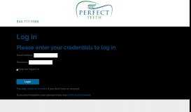 
							         Log In - Enroll in the Perfect Teeth Dental Plan								  
							    