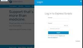 
							         Log in - Express Scripts								  
							    