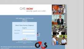 
							         Log In - G4S Secure Solutions								  
							    