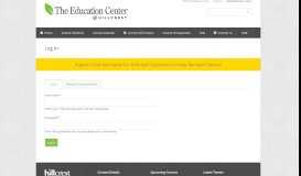 
							         Log in | Hillcrest Education Center								  
							    