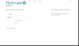 
							         Log in - Home Page - Host - Marketpay								  
							    