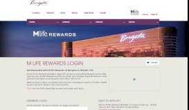 
							         Log In | M life Rewards | Borgata Hotel Casino & Spa								  
							    