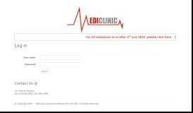 
							         Log in - MediClinic - Asia Assistance								  
							    
