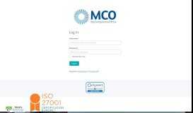 
							         Log In - MyComplianceOffice								  
							    