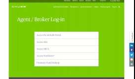 
							         Log-in Options for Agents and Brokers in the U.S. - Chubb								  
							    