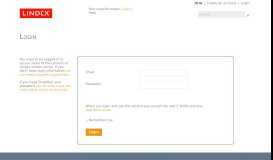 
							         Log in or create an account - Login - Lindex vendor portal								  
							    