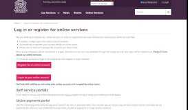
							         Log in or register for online services | Aberdeen City Council								  
							    