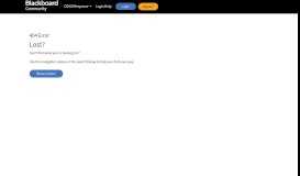 
							         Log in page just keeps refreshing? | Blackboard Community								  
							    