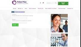 
							         Log in | Peter MacCallum Cancer Foundation								  
							    