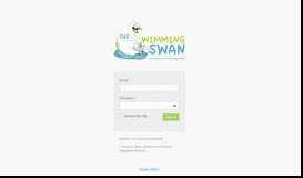 
							         Log-In Portal | The Swimming Swan								  
							    