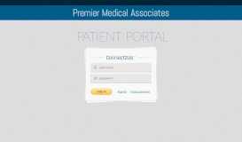 
							         Log In - Premier Medical Associates								  
							    