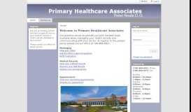 
							         Log In - Primary Healthcare Associates								  
							    
