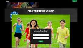 
							         Log In - Project Healthy Schools								  
							    