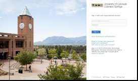 
							         Log in | Residence | University of Colorado Colorado Springs - UCCS								  
							    