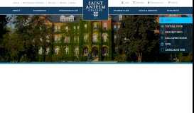 
							         Log in | Saint Anselm College								  
							    
