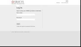 
							         Log in - SIMOS Associate Portal								  
							    