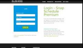 
							         Log In | Snap Schedule Premium Employee Remote Access								  
							    
