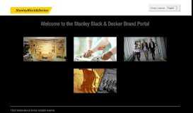 
							         Log In - Stanley Black & Decker								  
							    