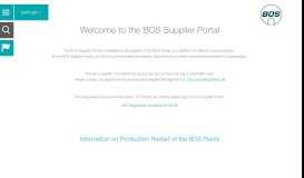 
							         Log-in Supplier Portal - BOS								  
							    