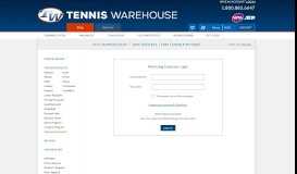 
							         Log In | Tennis Warehouse								  
							    