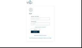 
							         Log In to access your VSP vision care benefits								  
							    