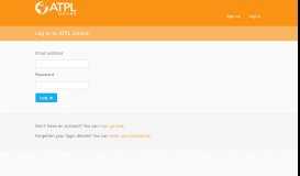 
							         Log in to ATPL Online								  
							    