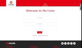 
							         Log in to Calor Account Online								  
							    