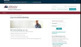 
							         Log in to Online Banking: Affinity Federal Credit Union								  
							    