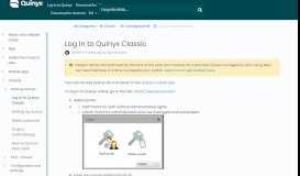 
							         Log in to Quinyx - Quinyx User Manual and FAQs								  
							    