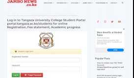 
							         Log in to Tangaza University College Student Portal portal.tangaza.ac ...								  
							    