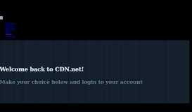 
							         Log-in to the CDN.net customer Portal - CDN.net client area								  
							    