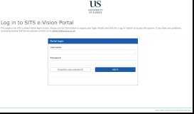 
							         Log in to the portal - e:Vision Portal - University of Sussex								  
							    