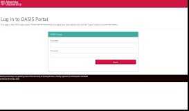 
							         Log in to the portal - oasis - Abertay University								  
							    