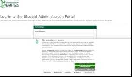 
							         Log in to the portal - University of Limerick								  
							    