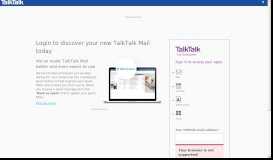 
							         Log in to Webmail - TalkTalk								  
							    