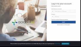 
							         Log in to your account - Acrobatiq								  
							    