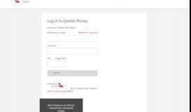 
							         Log in to your account | Qantas Cash								  
							    