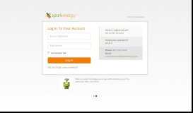 
							         Log In to Your Account | Spark Energy - Spark Energy								  
							    