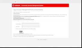 
							         Log in to your Management Portal account								  
							    