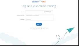 
							         Log in to Your TalentLMS Account - Online LMS Platform - TalentLMS								  
							    