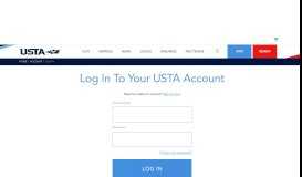 
							         Log In to your USTA Account | USTA.com								  
							    