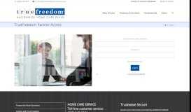 
							         Log In – True Freedom Home Care								  
							    