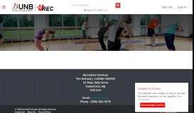 
							         Log In - UNB Recreation Services								  
							    