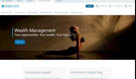 
							         Log in | Wealth Online | Wealth and Investment Management | Barclays								  
							    
