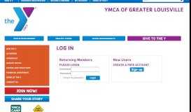 
							         Log In | YMCA of Greater Louisville								  
							    