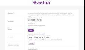 
							         Log in/Register - Aetna international								  
							    